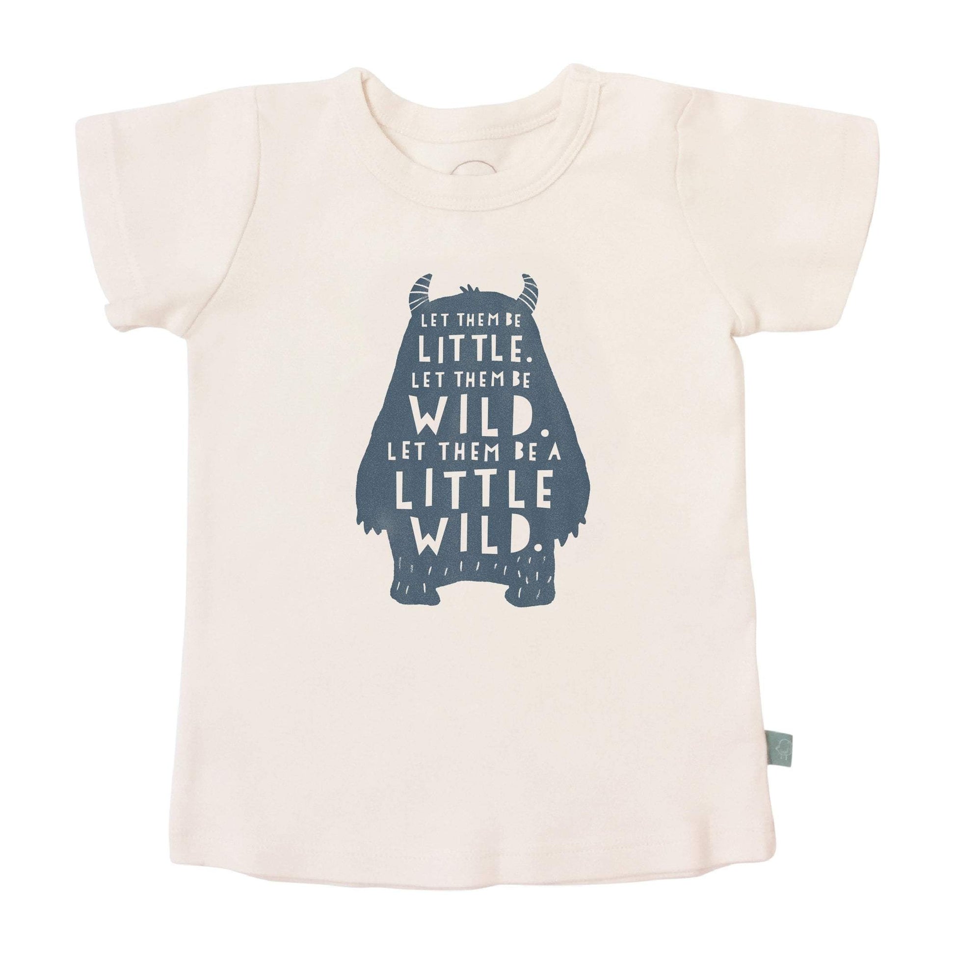 Finn + Emma Organic Short-Sleeved Kids' T-Shirt- Wild Child