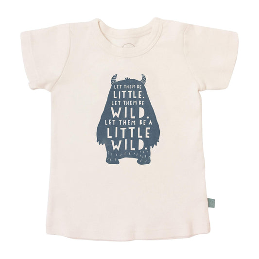Finn + Emma Organic Short-Sleeved Kids' T-Shirt- Wild Child