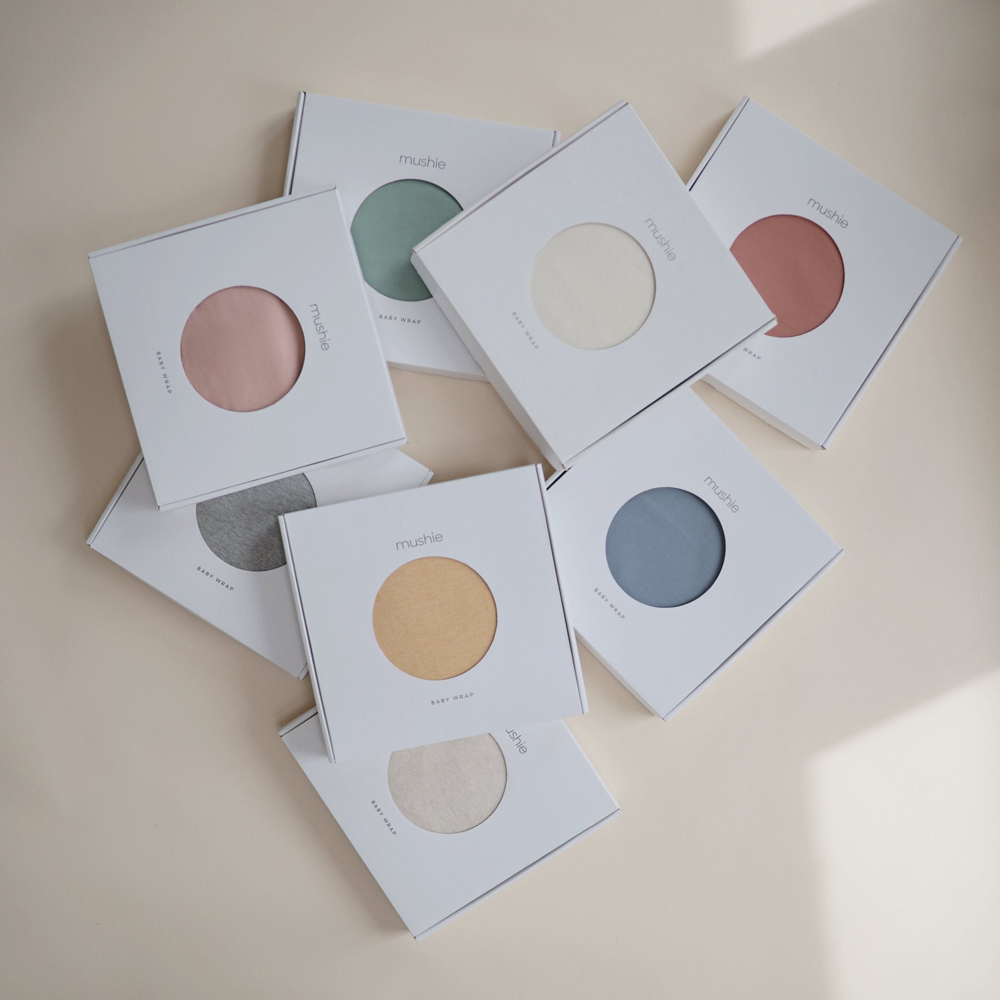 Mushie Organic Cotton Baby Wrap Carrier