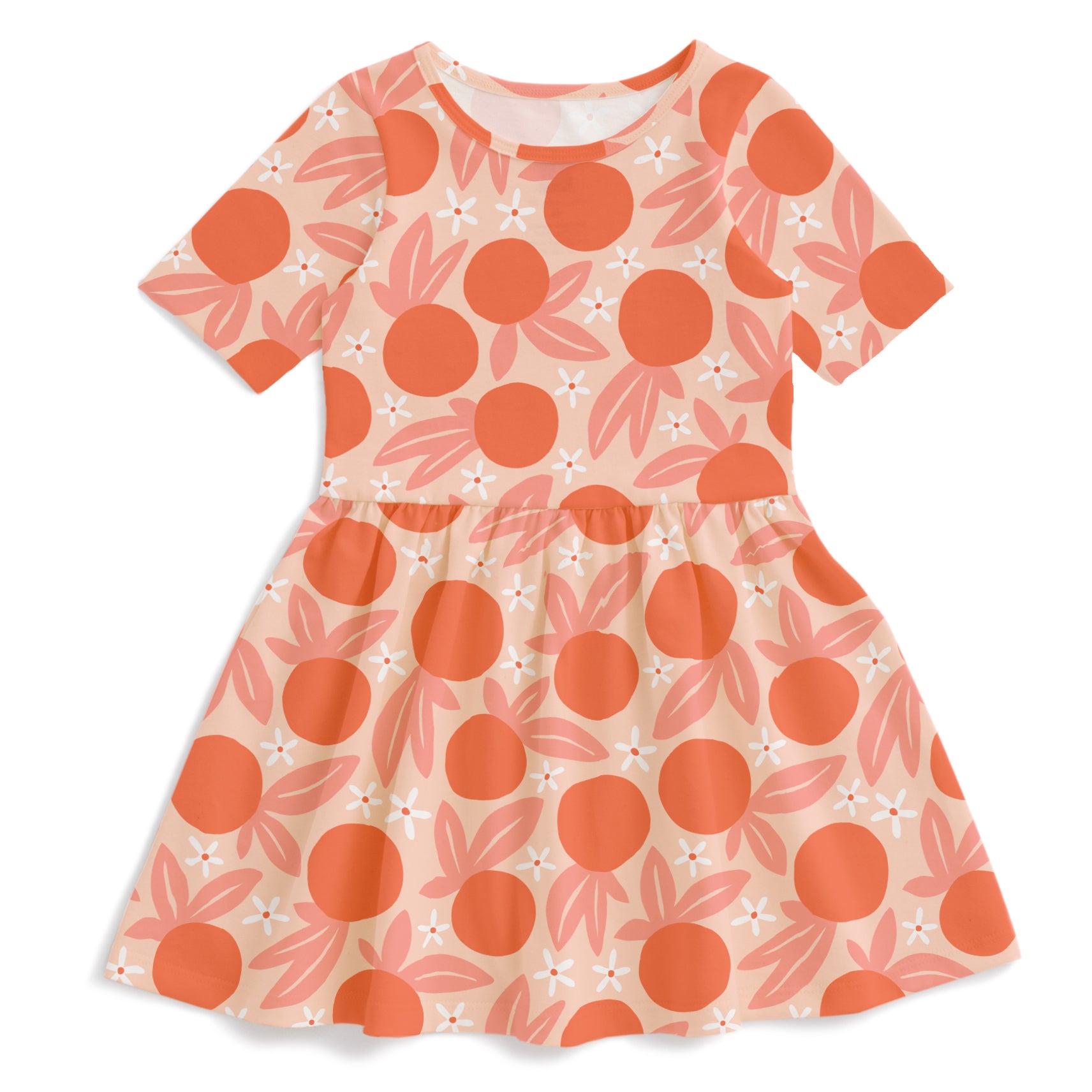 Winter Water Factory Alberta dress- clementines blush