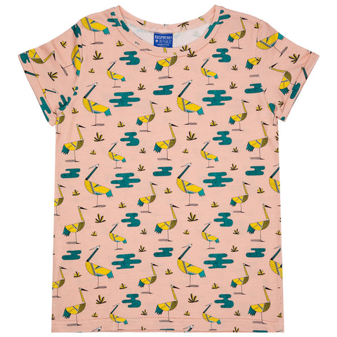 Raspberry Republic Short sleeve t-shirt- crane lake