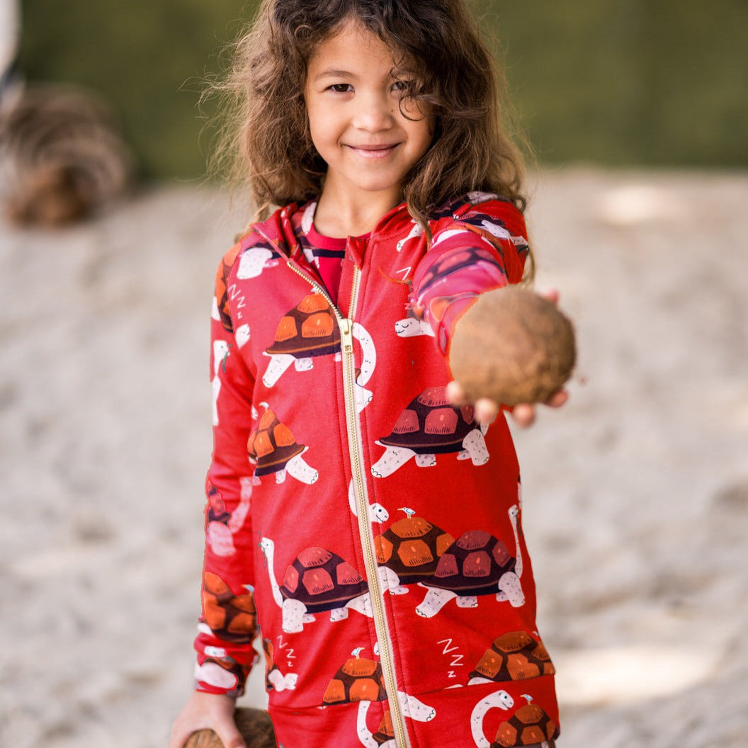 Mullido Hoodie- red tortoise