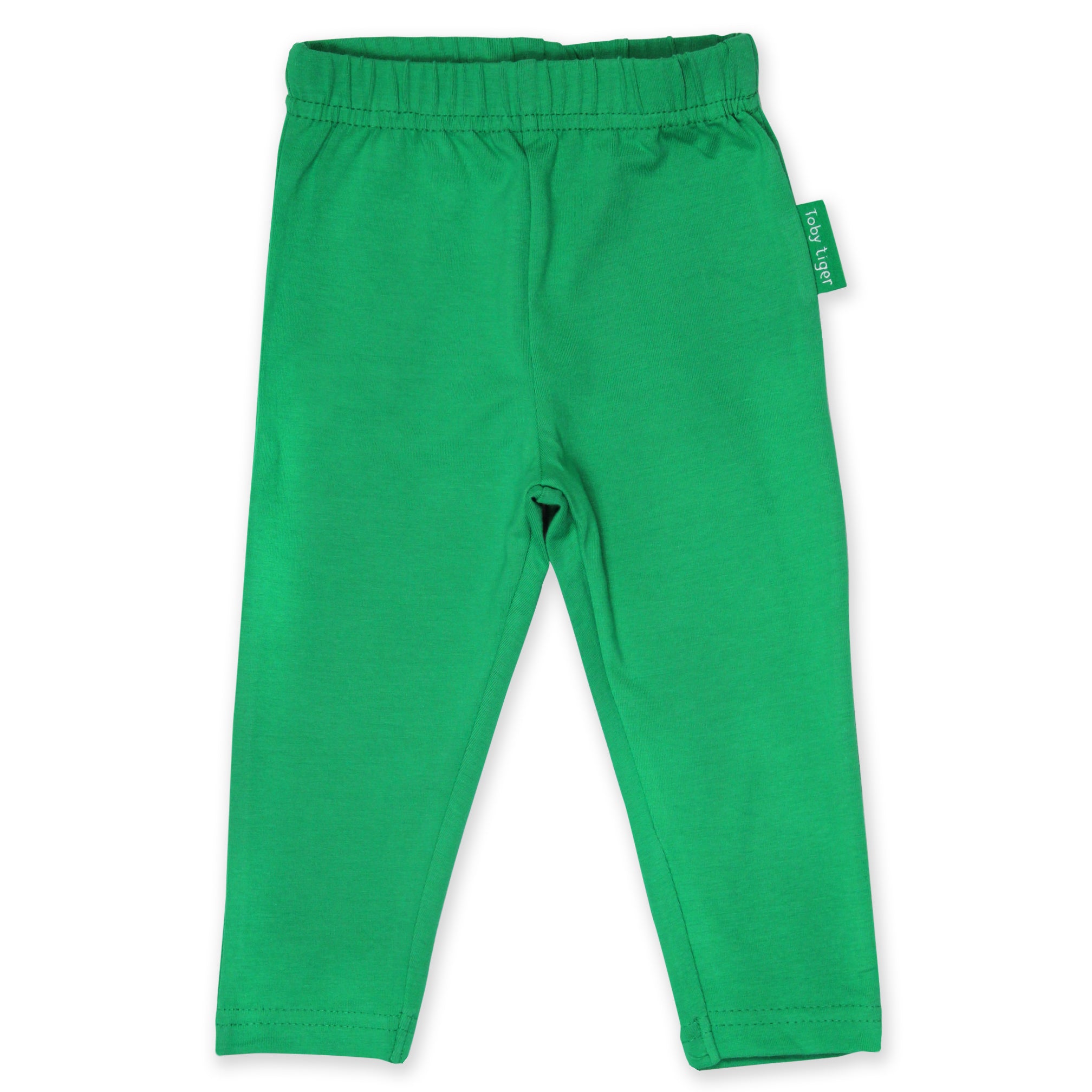 Toby Tiger basic green leggings