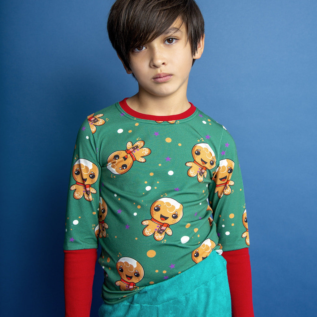 The & Green Republic Raspberry Kid T-shirt Sleeve Ginger Hello Crib Long –