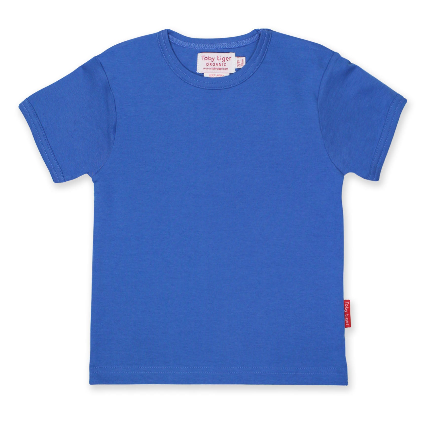 Toby Tiger basic blue short sleeve t-shirt