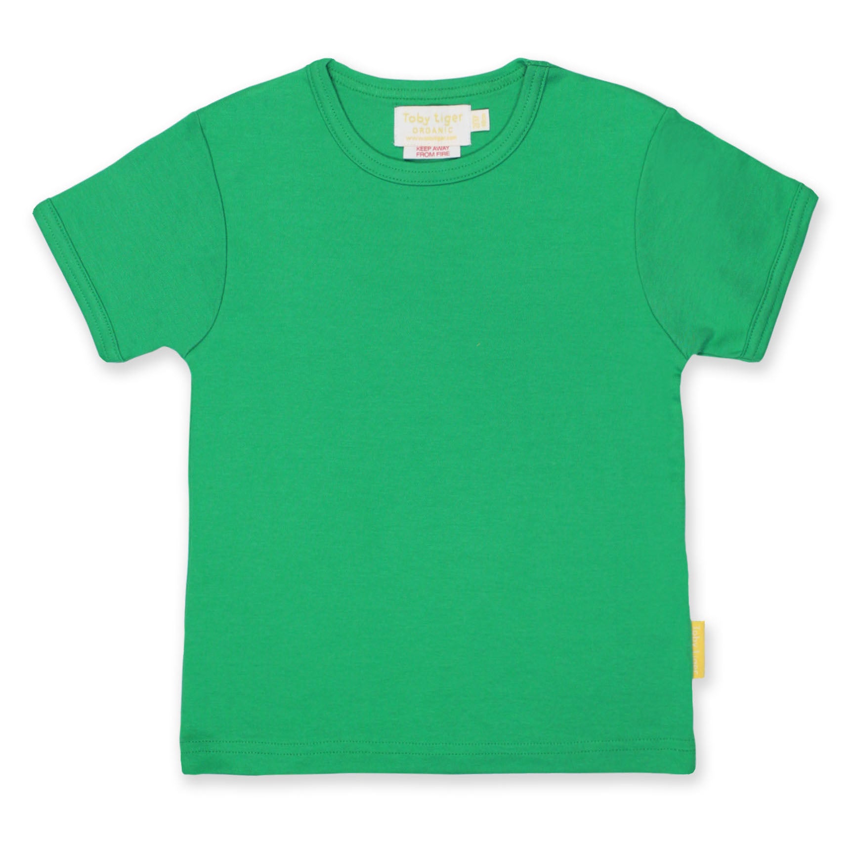 Toby Tiger basic green short sleeve t-shirt