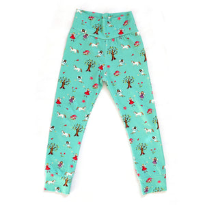 JECO forest fairies in turquoise leggings