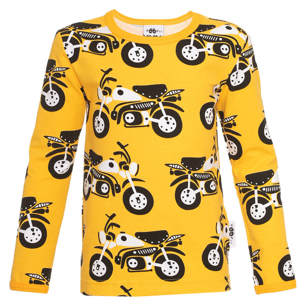 PaaPii Uljas long sleeve shirt- sun, moped