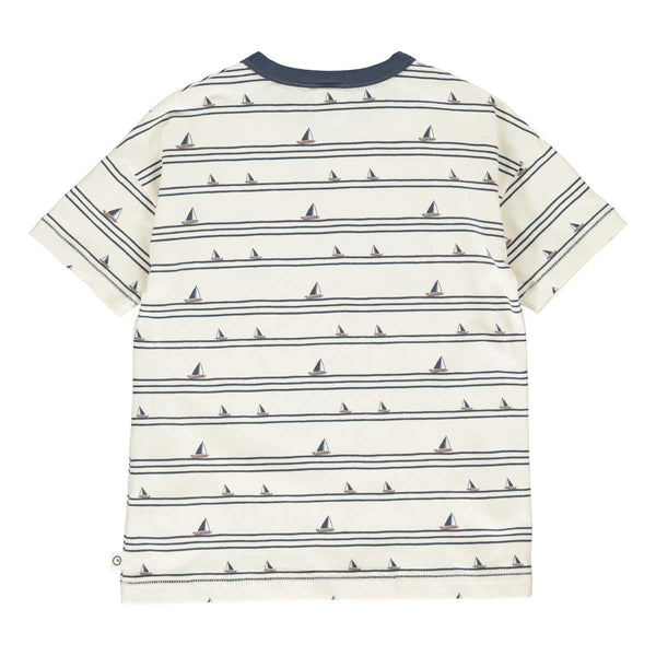 Musli Boat print short sleeve t-shirt, back