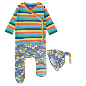 Piccalilly 3 piece baby set- cosmic weather
