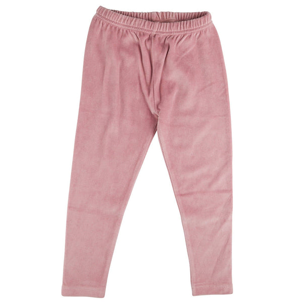 Pigeon Organics Velour leggings- pink