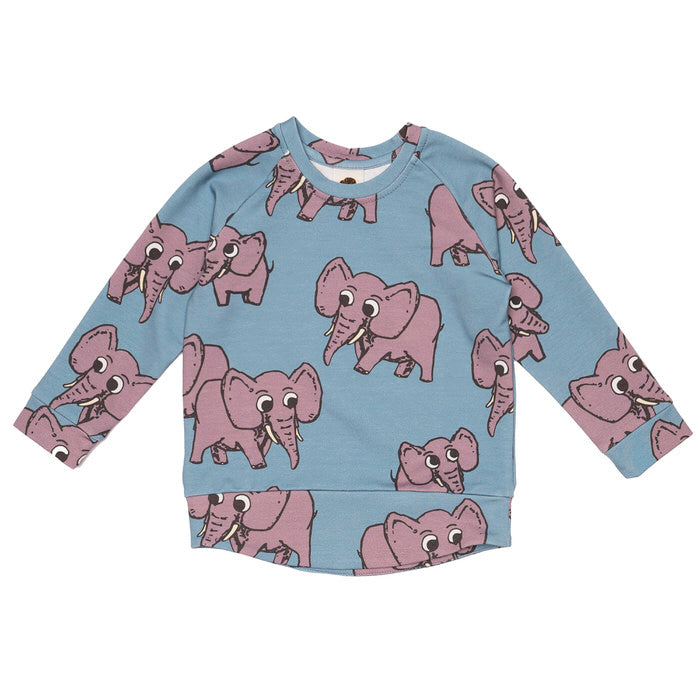 Mullido organic Sweatshirt- elephant