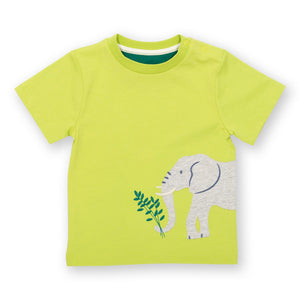 Kite Clothing organic Elephant appliqué t-shirt