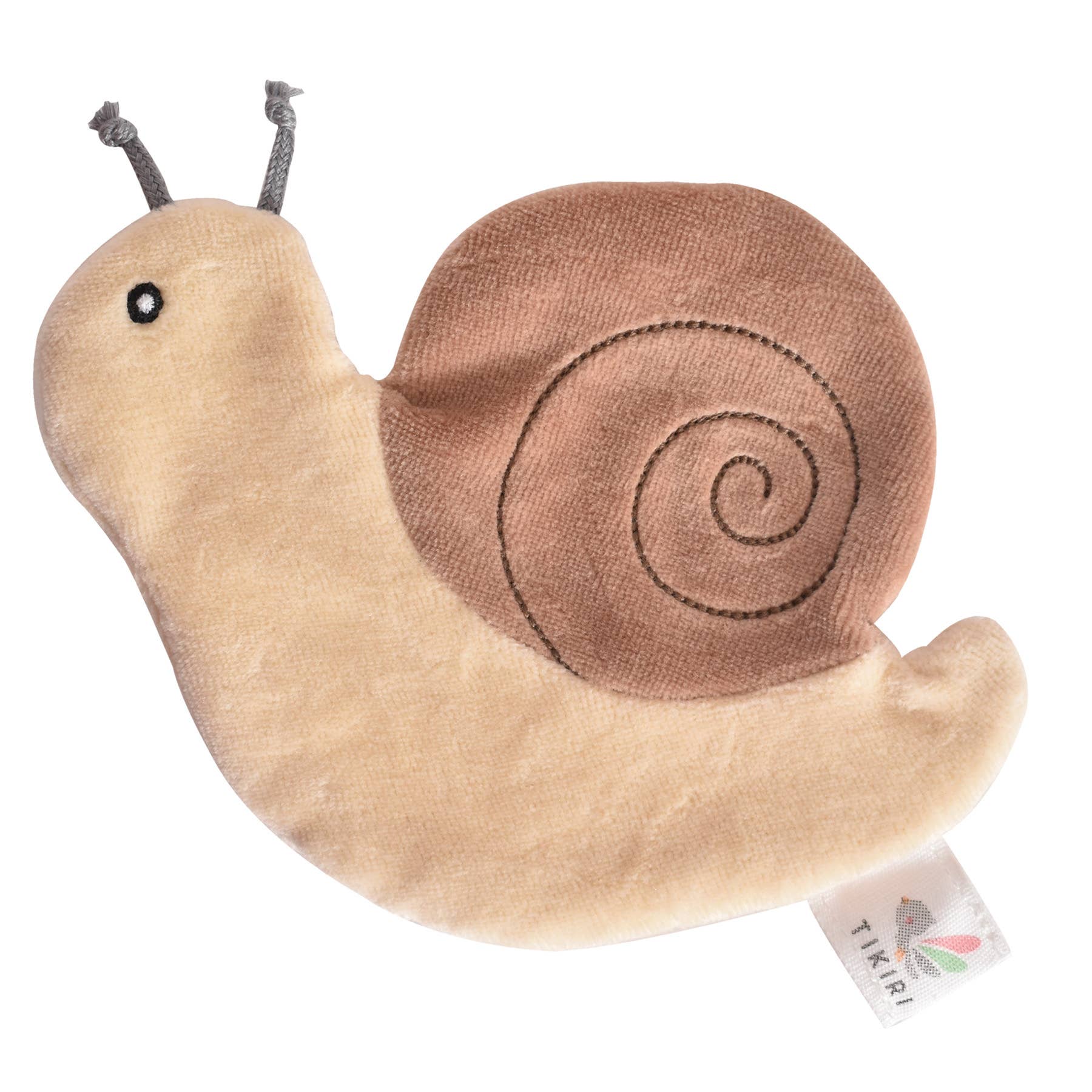 Tikiri Toys organic Crinkle toy- snail
