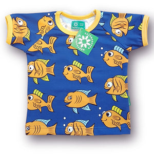 Naperonuttu Short sleeve shirt- fish