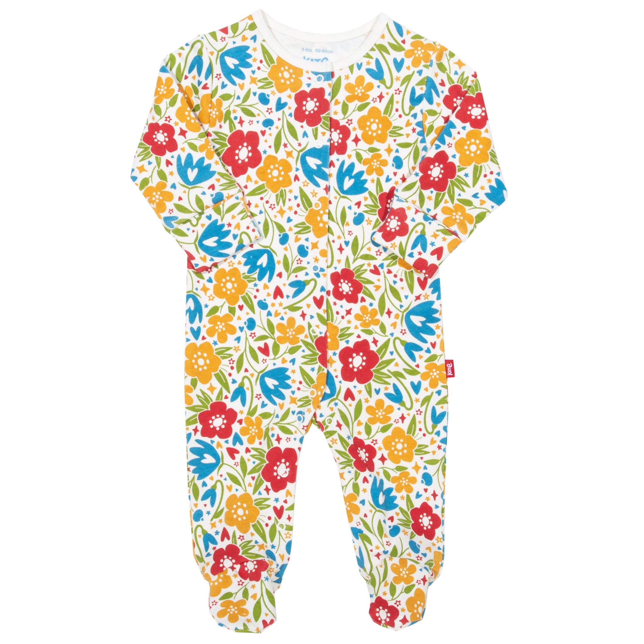 Kite Clothing Floral footed pajamas