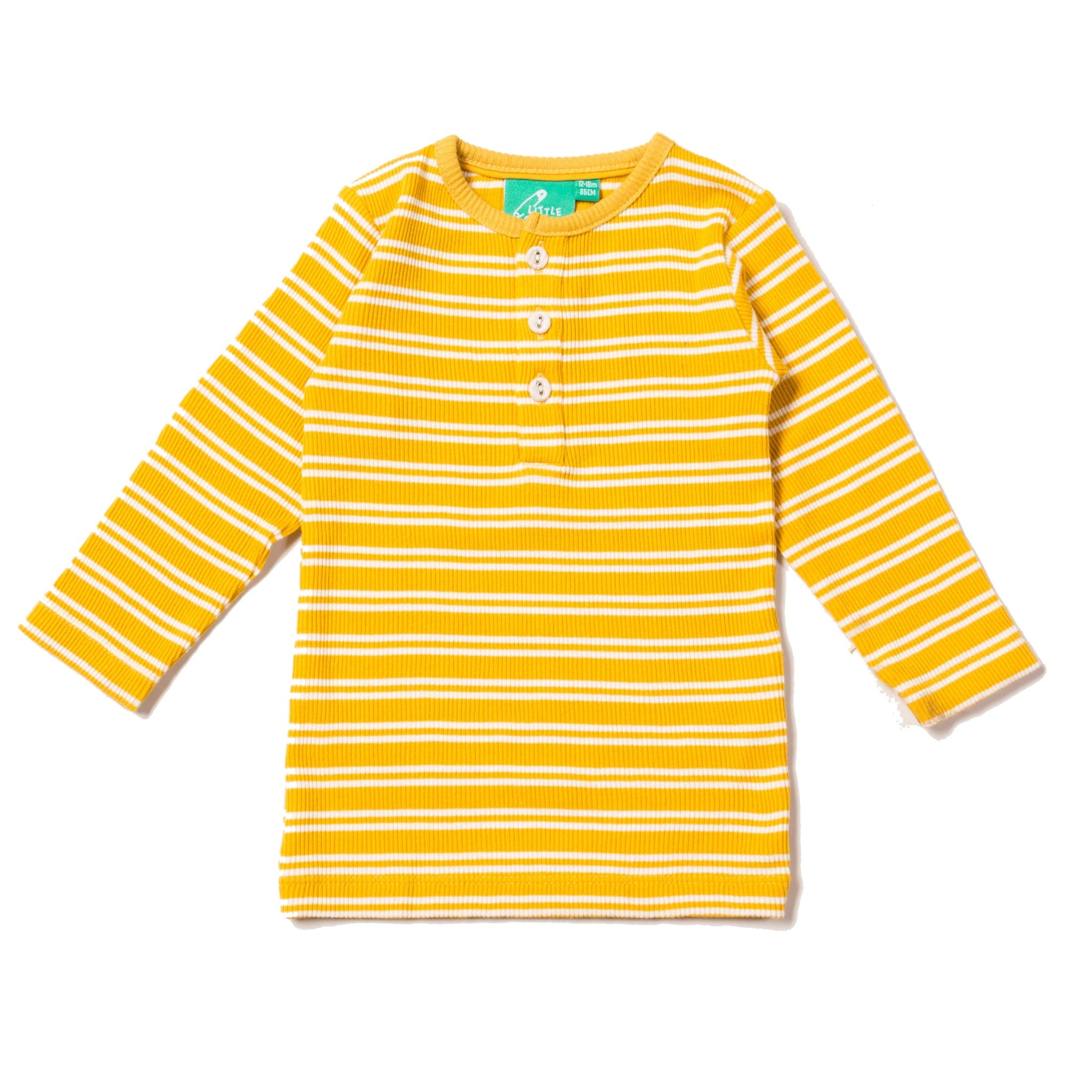Little Green Radicals Gold stripes forever t-shirt