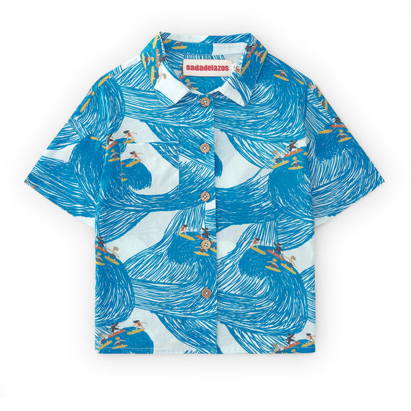 nadadelazos Great waves shirt