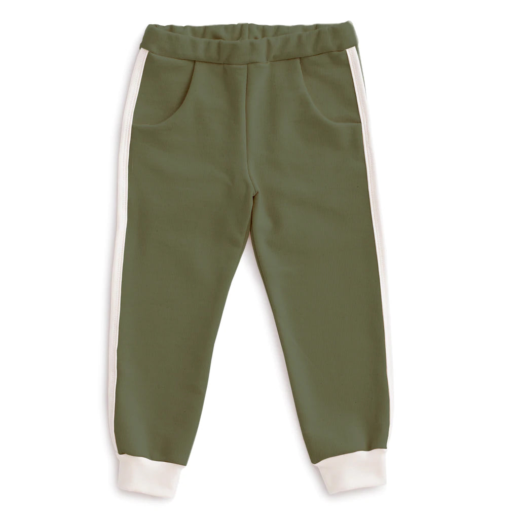 Winter Water Factory Track pants- forest green