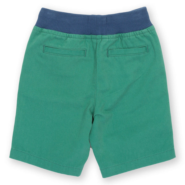Kite Clothing organic Yacht shorts- green, back