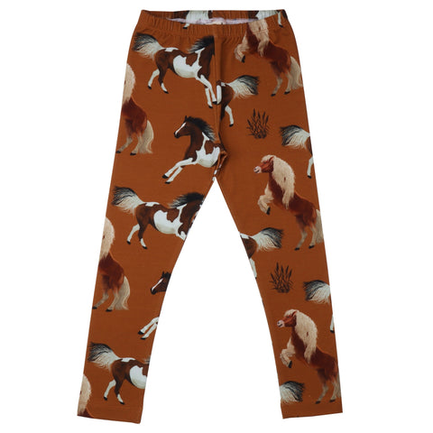 Walkiddy organic Leggings- joyful horses