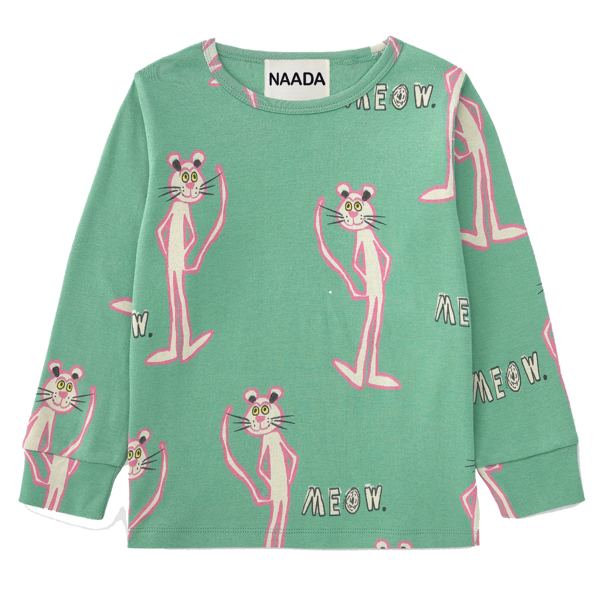 Naada (formerly nadadelazos) organic Meow t-shirt