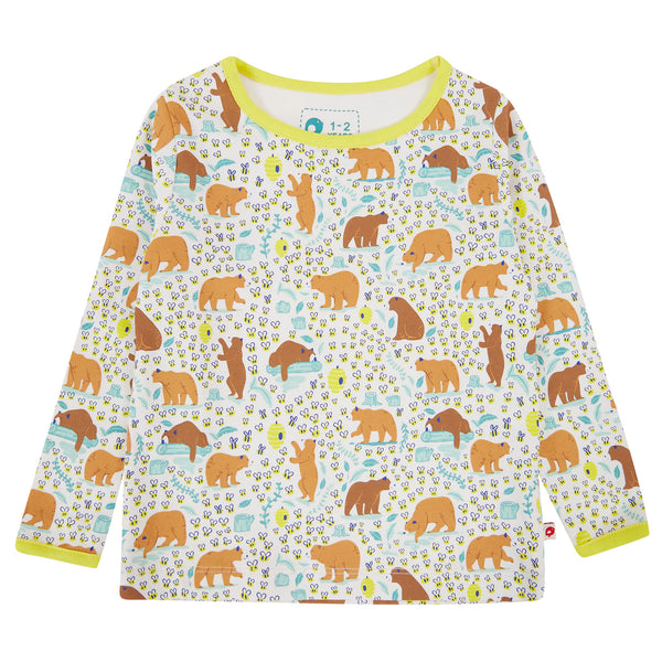 Piccalilly organic Pajamas- baby bear