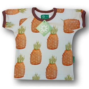 Naperonuttu Short sleeve shirt- pineapple