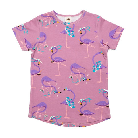 Mullido pink flamingo t-shirt
