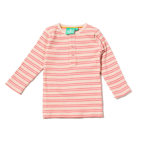Little Green Radicals Sugar pink stripes forever t-shirt