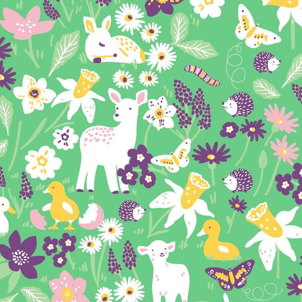 Piccalilly spring meadow print