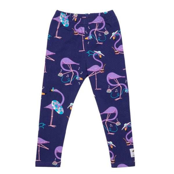 Mullido Leggings- purple flamingo