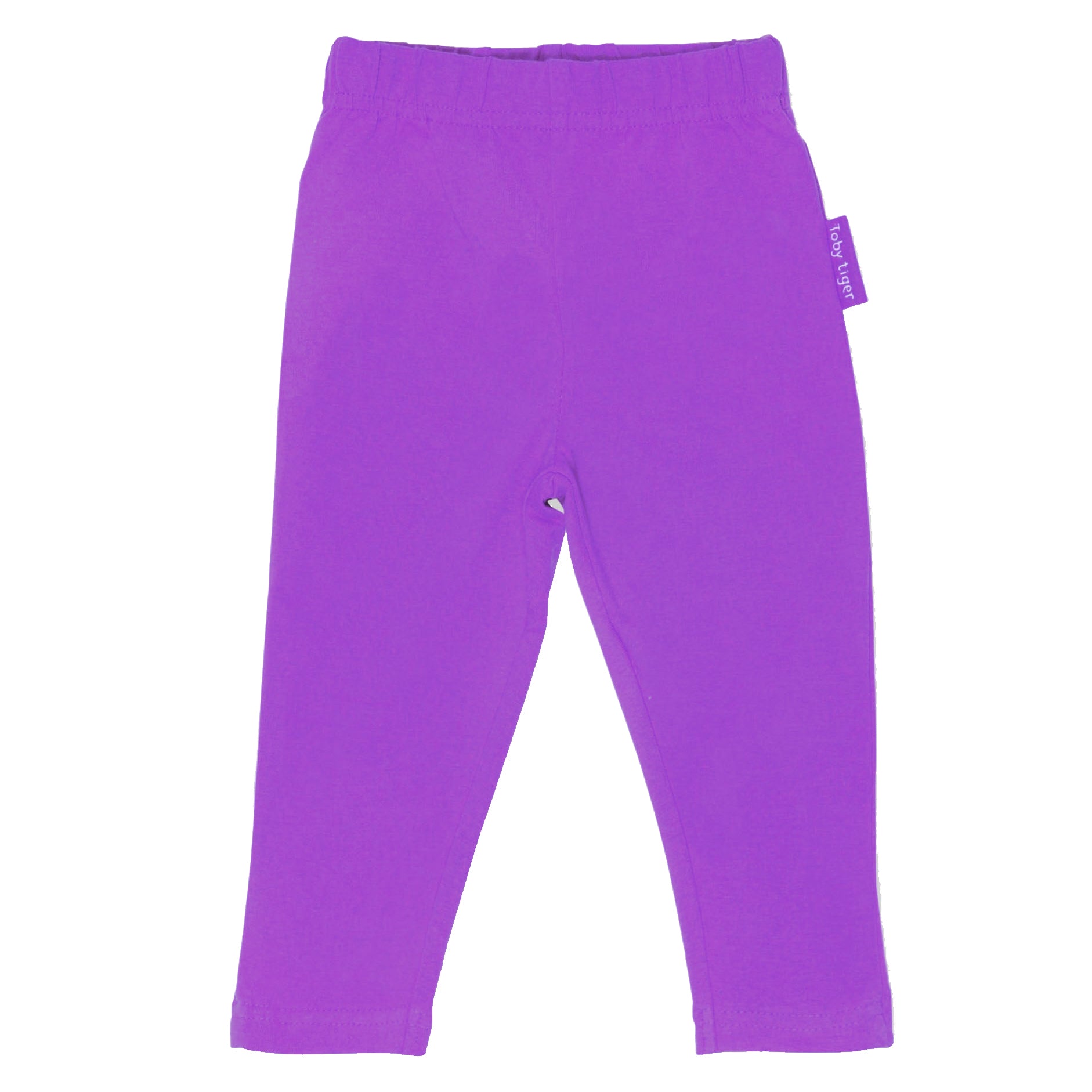 Toby Tiger organic Basic leggings- purple