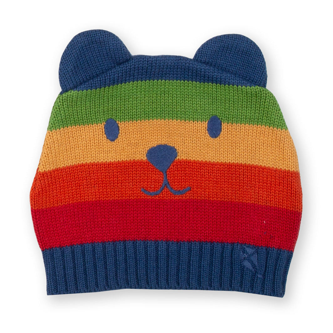 Kite clothing organic Rainbow knit hat