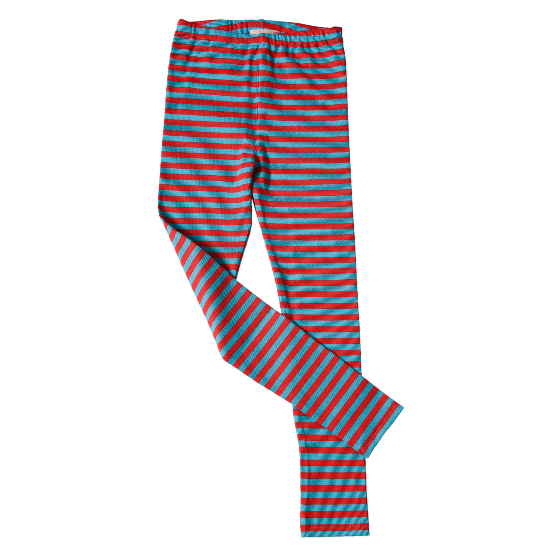 Moromini organic Pants- red & blue stripes