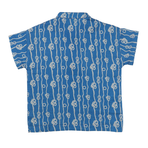 Walkiddy organic Short sleeve shirt- sailor's knot, back