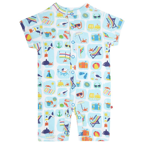 Piccalilly shortie romper- seaside