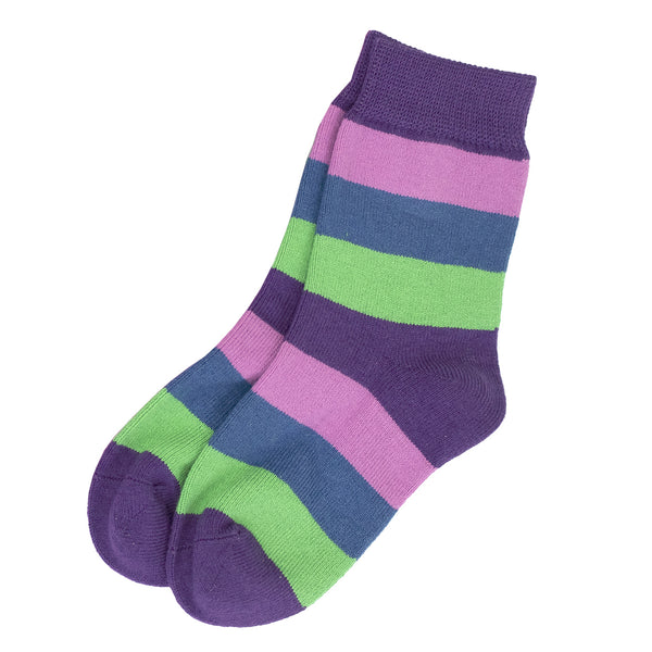 Villervalla organic 3-pack socks- stripes