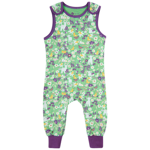 Piccalilly Dungarees- spring meadow