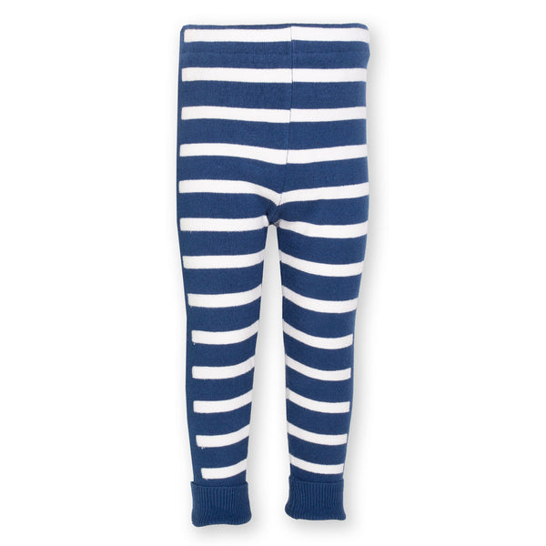 Kite organic Striped cozy leggings