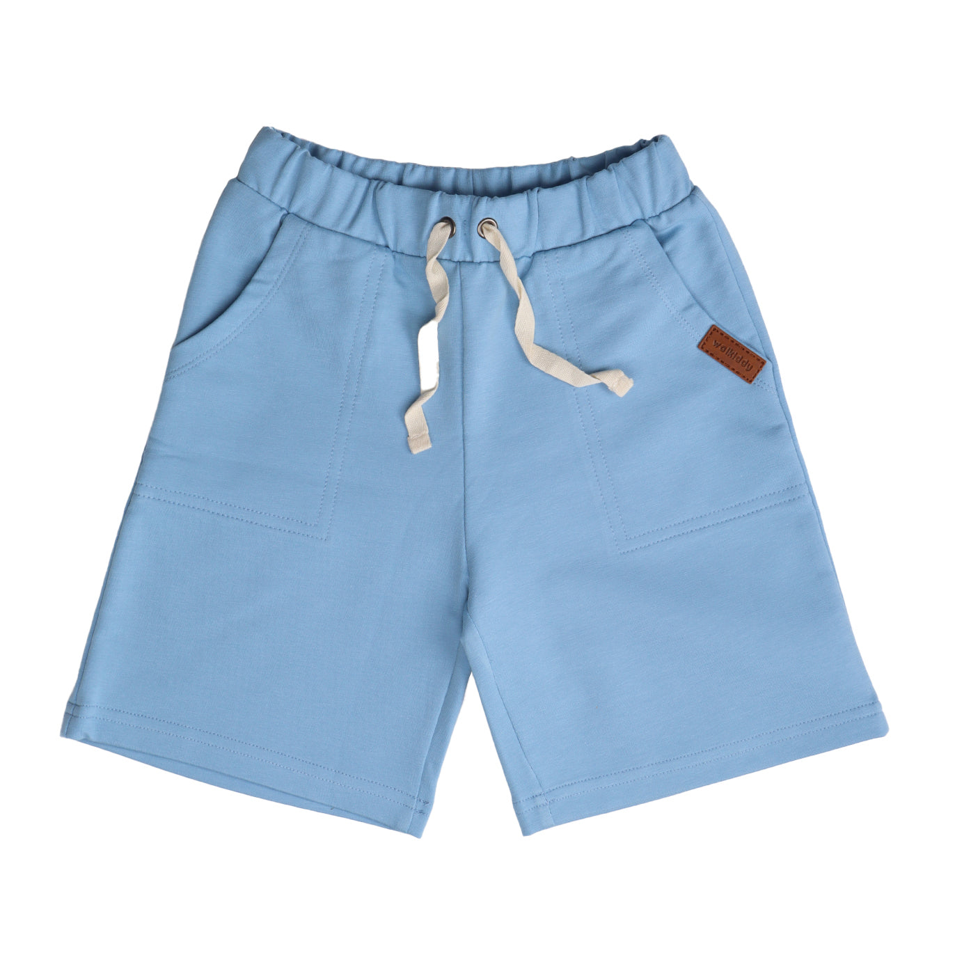 Walkiddy organic Shorts- tranquil blue