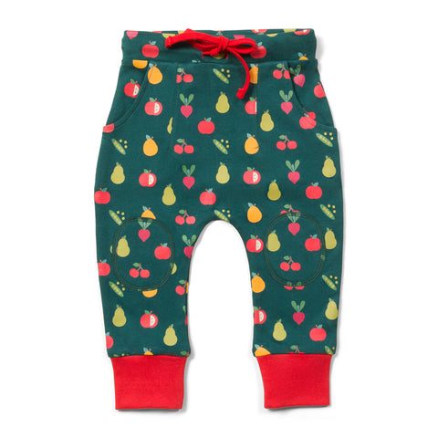Little Green Radicals organic Vegetable patch joggers