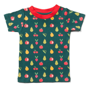 Little Green Radicals organic Vegetable patch short sleeve t-shirt