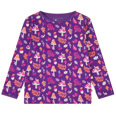 Piccalilly organic Long sleeve top- woodland treasures